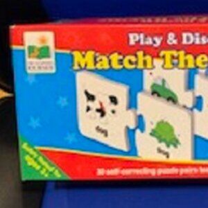 Match The Rhyme Play & Discover 30 Puzzle Pairs Educational Learning Journey